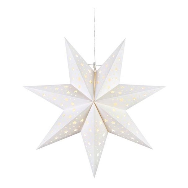 Markslöjd 705897 - Dekoracja świąteczna LED BLANK LED/0,4W/3xAA śr. 45 cm biała