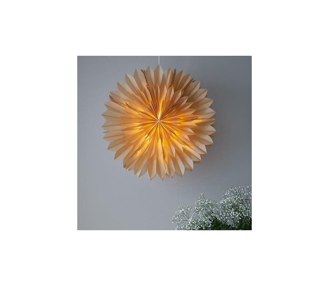 Markslöjd 705916 - Dekoracja bożonarodzeniowa SOLINA 1xE14/25W/230V śr. 58 cm biały