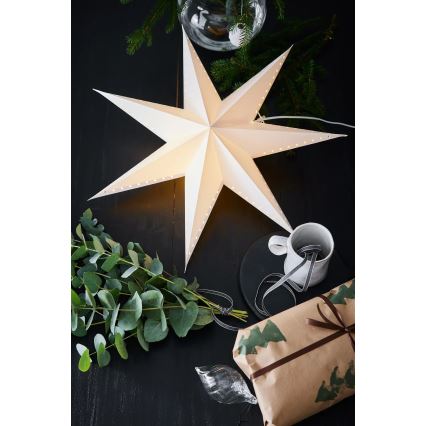 Markslöjd 705927 - Dekoracja bożonarodzeniowa LIVELY 1xE14/6W/230V średnica 60 cm biała