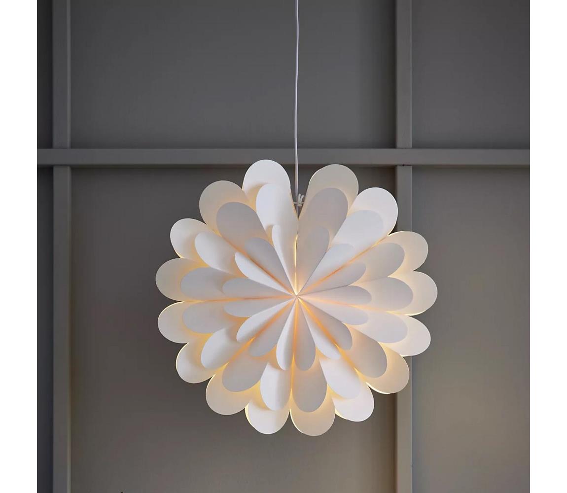 Markslöjd 705944 - Dekoracja bożonarodzeniowa MARAVILLA 1xE14/25W/230V śr. 45 cm biała