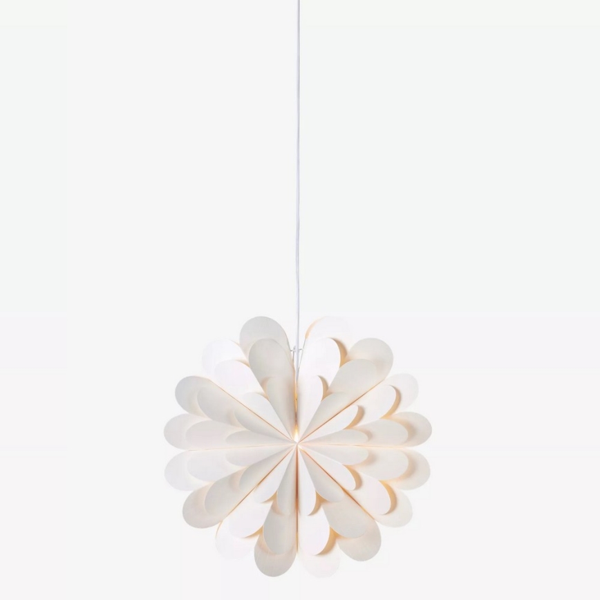 Markslöjd 705944 - Dekoracja bożonarodzeniowa MARAVILLA 1xE14/25W/230V śr. 45 cm biała