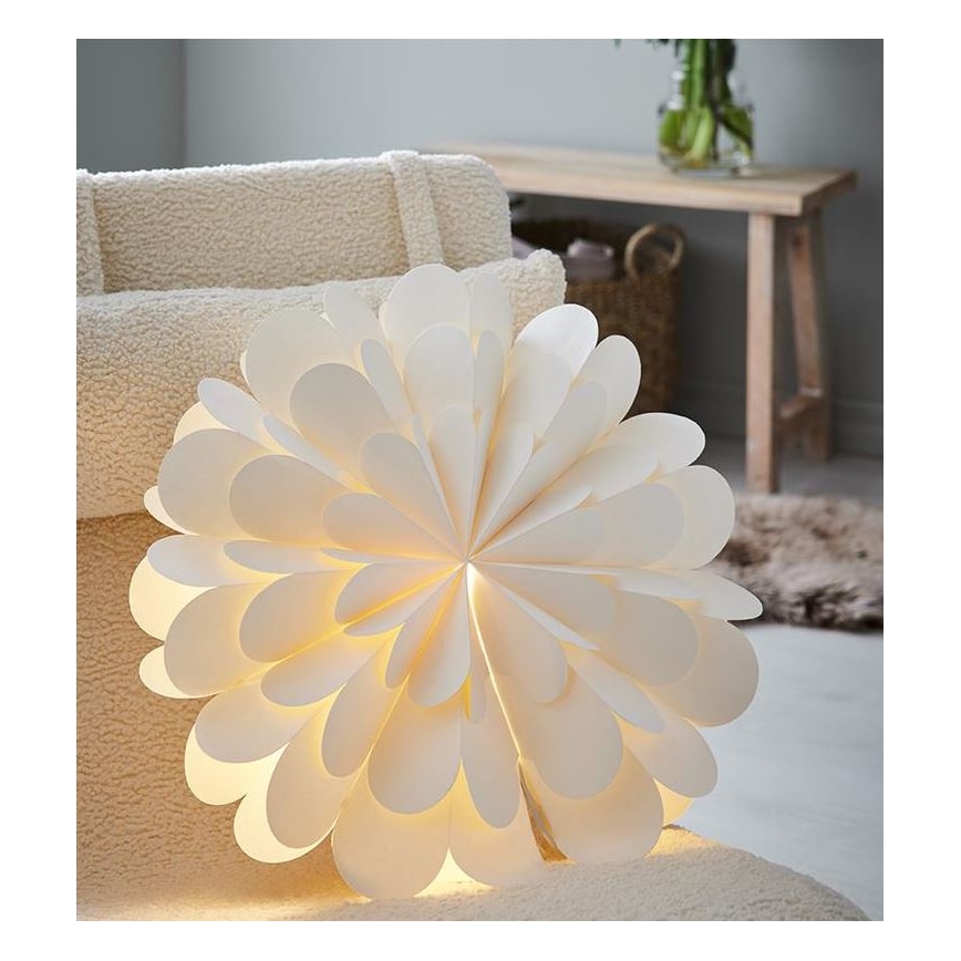 Markslöjd 705945 - Dekoracja bożonarodzeniowa MARAVILLA 1xE14/25W/230V śr. 60 cm biały
