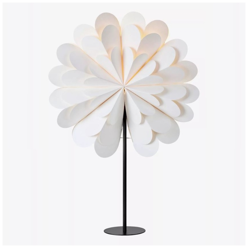 Markslöjd 705946 - Dekoracja bożonarodzeniowa MARAVILLA 1xE14/25W/230V 68 cm biała/czarna