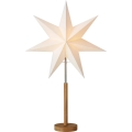 Markslöjd 706213 - Świąteczna dekoracja SPERANZA 1xE14/6W/230V Ø 45 cm sosna/kremowa