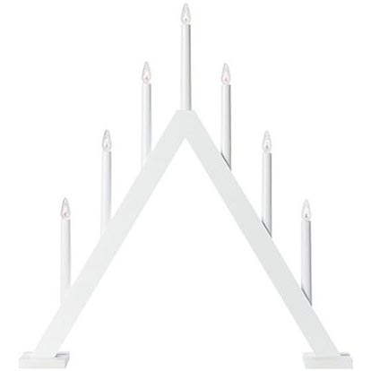 Markslöjd 706225 - Świecznik świąteczny ARIELE 7xE10/3W/230V biały