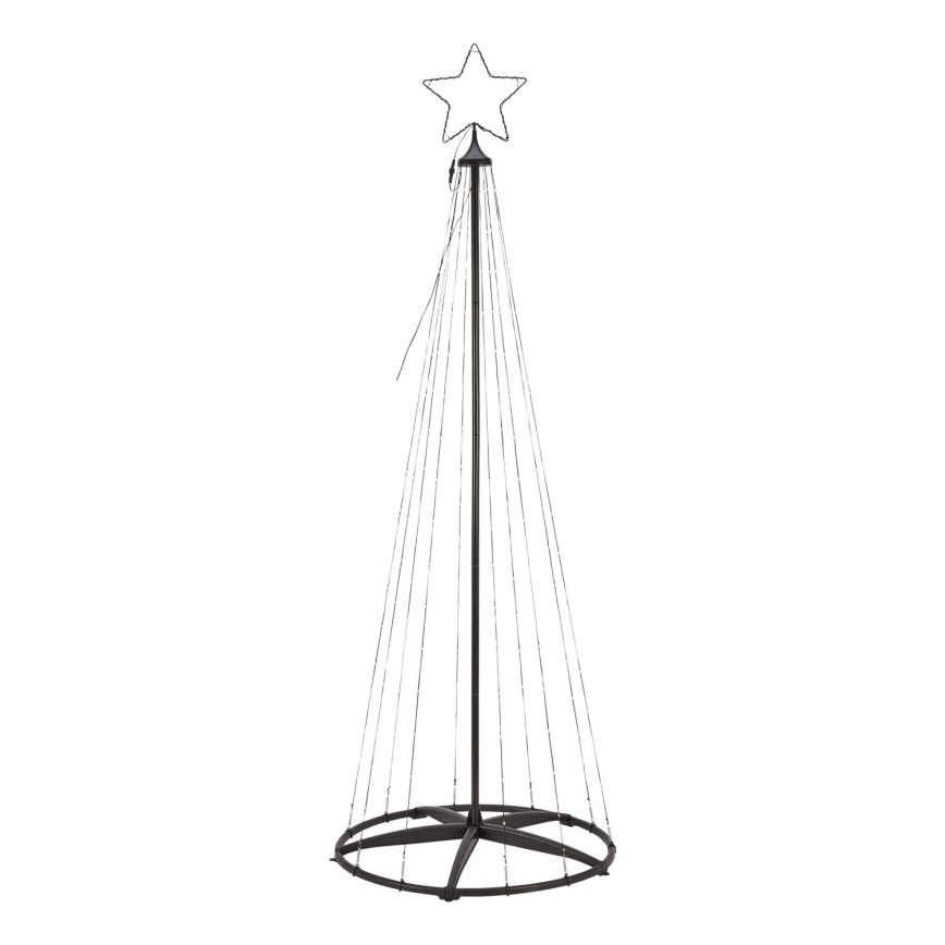 Markslöjd 706329 - LED Zewnętrzna dekoracja świąteczna ABETO 200xLED/2,7W/230V 2m IP44 czarna