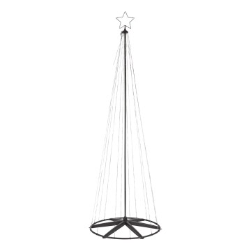 Markslöjd 706330 - LED zewnętrzna dekoracja świąteczna ABETO 380xLED/3,6W/230V 3m IP44 czarna