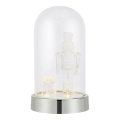 Markslöjd 706526 - LED Dekoracja świąteczna ISLA LED/0,12W/3xAA błyszczący chrom/dziadek do orzechów