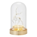 Markslöjd 706529 - LED Świąteczna dekoracja ISLA LED/0,06W/3xAA mosiądz/renifer