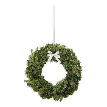 Markslöjd 706541 - LED Zewnętrzny wieniec świąteczny VINTRA LED/3W/3xAA śr. 60 cm IP44 ciepła biała