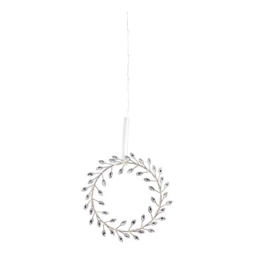 Markslöjd 706557 - LED świąteczna dekoracja ARIA LED/3,12W/2xAA srebrna