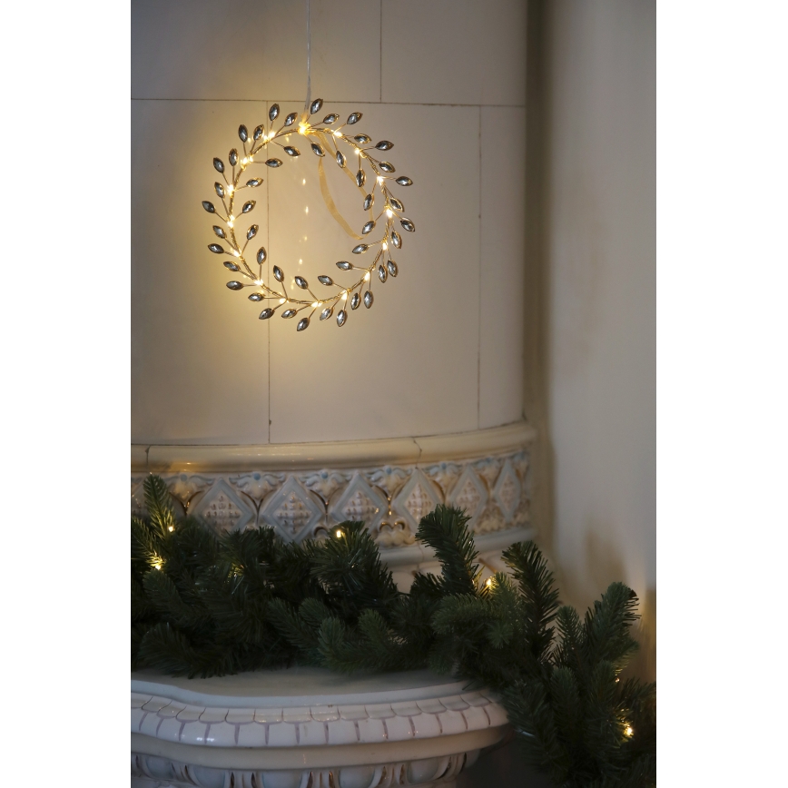 Markslöjd 706558 - LED świąteczna dekoracja ARIA LED/3,12W/2xAA złota