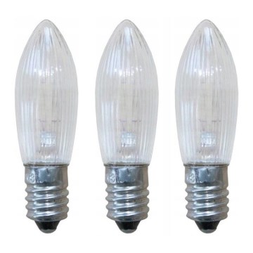 Markslöjd 8263 - ZESTAW 3x Przemysłowa świąteczna żarówka TOPPLAMPA E10/3W/34V