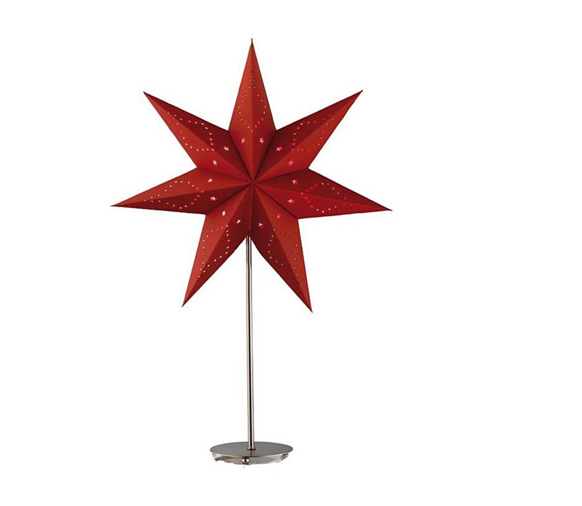 Markslöjd 8813,130 - Dekoracja bożonarodzeniowa SATURNUS 1xE14/25W/230V 69 cm czerwona