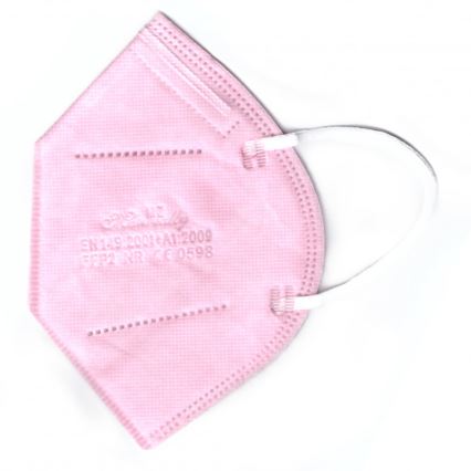 Maska ochronna FFP2 NR CE 0598 różowy 20szt.