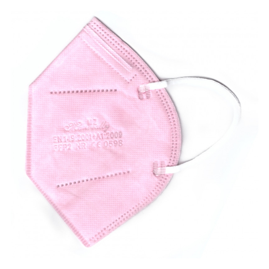 Maska ochronna FFP2 NR CE 0598 różowy 20szt.