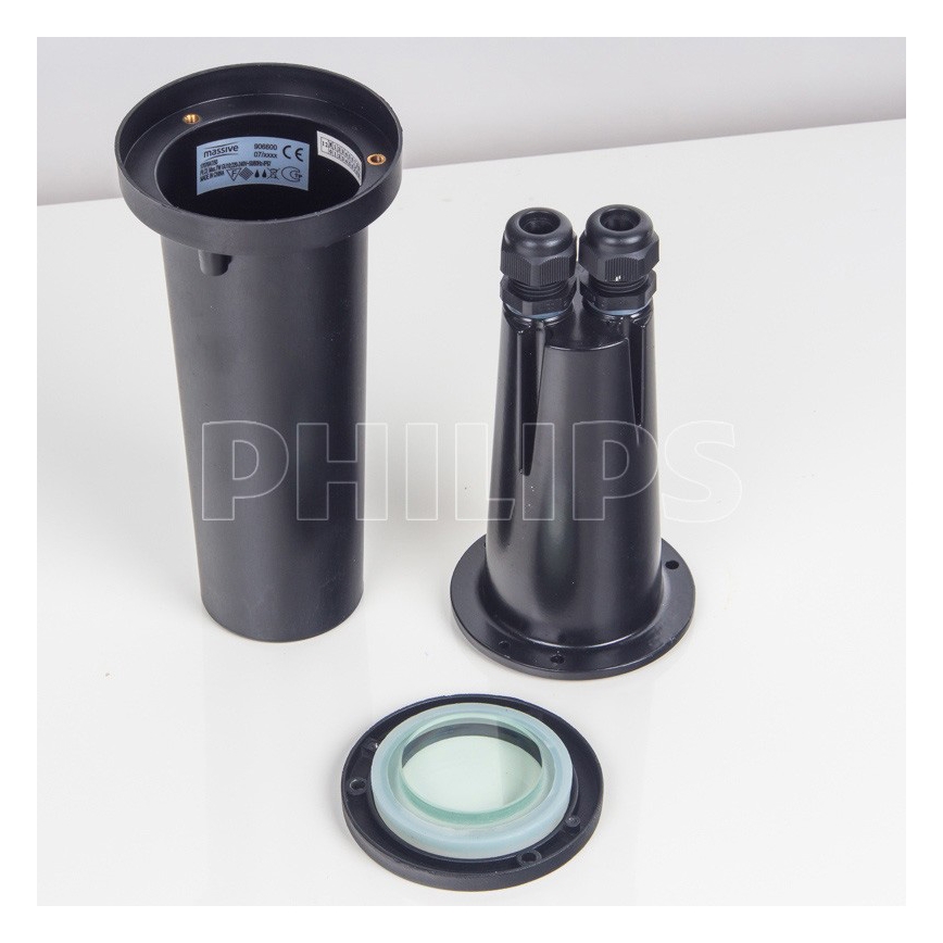 Massive 17076/47/50 - Lampa najazdowa HUDSON 1xGU10/7W/230V