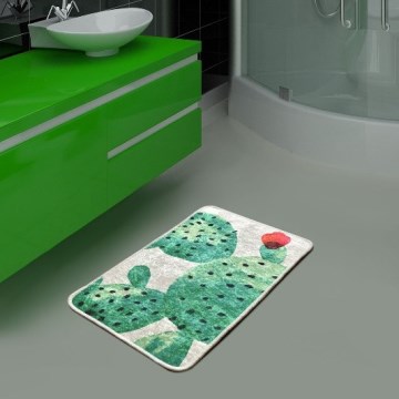 Mata łazienkowa GREEN 40x60 cm zielona