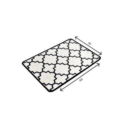 Mata łazienkowa KUPA 40x60 cm biała