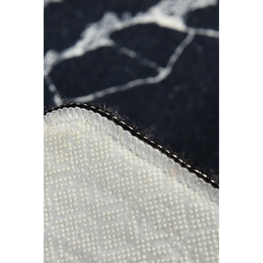 Mata łazienkowa MARBLE 40x60 cm czarna
