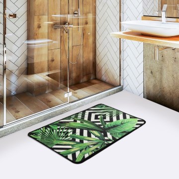 Mata łazienkowa TROPIC 40x60 cm zielona