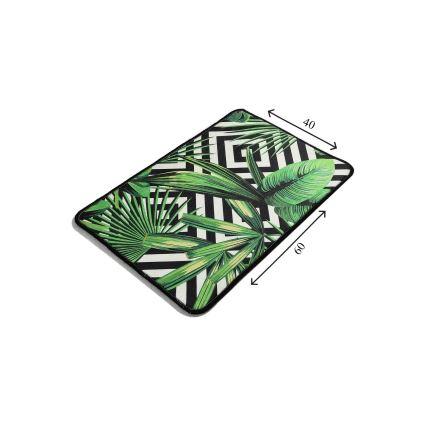 Mata łazienkowa TROPIC 40x60 cm zielona