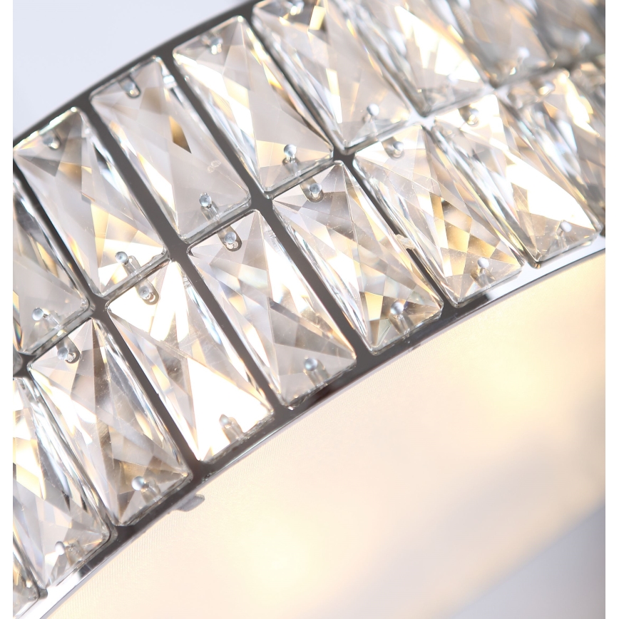 MAXLIGHT C0122 - Plafon DIAMANTE 6xG9/42W/230V śr. 46 cm chrom błyszczący