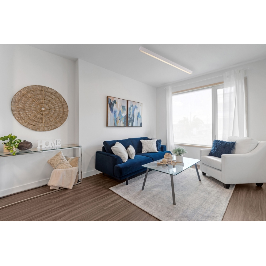 MAXLIGHT C0125D - LED Plafon ściemnialny LINEAR LED/36W/230V 113,5 cm biały