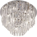MAXLIGHT C0136 - Plafon MONACO 9xG9/40W/230V śr. 42 cm chrom błyszczący