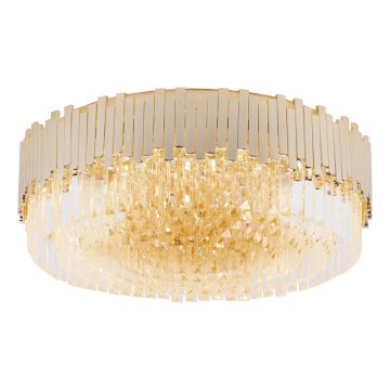 MAXLIGHT C0164 - Plafon TREND 15xE14/40W/230V śr. 60 cm złoty