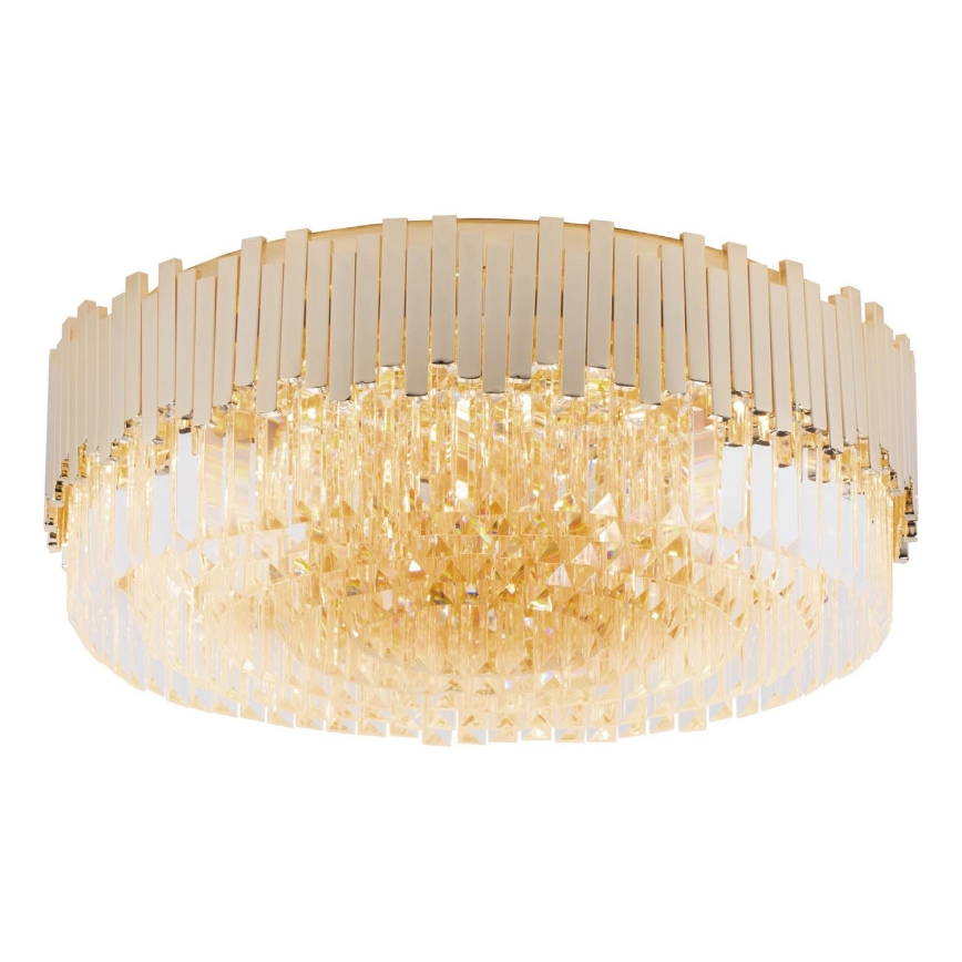 MAXLIGHT C0164 - Plafon TREND 15xE14/40W/230V śr. 60 cm złoty