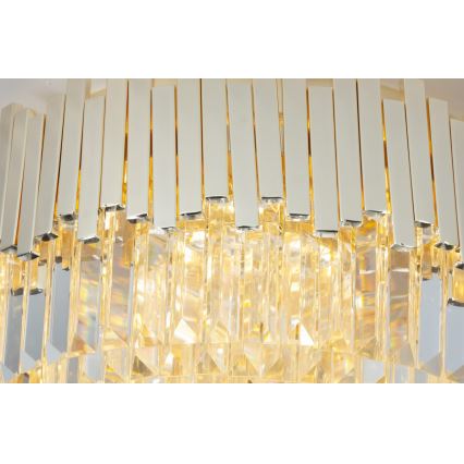 MAXLIGHT C0164 - Plafon TREND 15xE14/40W/230V śr. 60 cm złoty