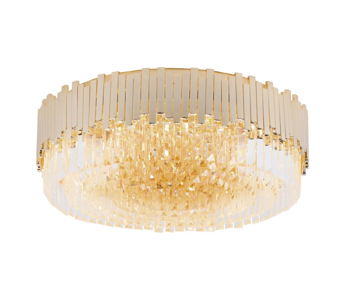 MAXLIGHT C0164 - Plafon TREND 15xE14/40W/230V śr. 60 cm złoty