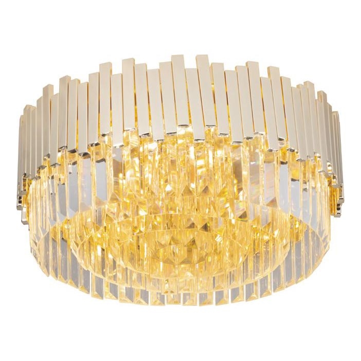 MAXLIGHT C0165 - Plafon TREND 8xE14/40W/230V śr. 45 cm złoty
