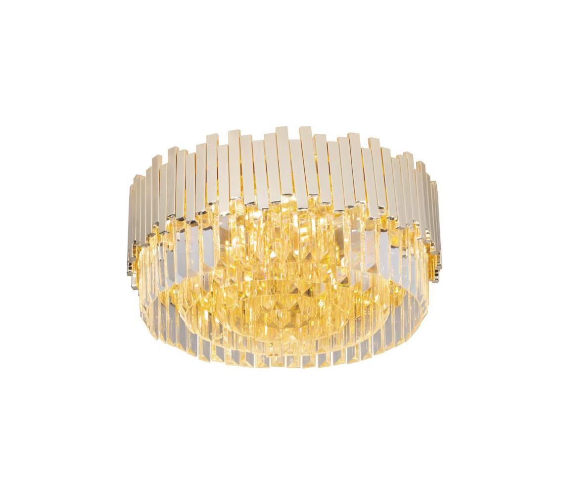 MAXLIGHT C0165 - Plafon TREND 8xE14/40W/230V śr. 45 cm złoty