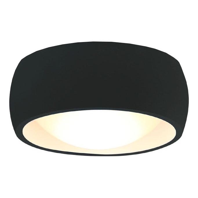 MAXLIGHT C0204 - LED Plafon łazienkowy KODAK LED/8W/230V śr. 10,8 cm IP44 czarny