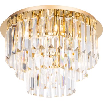 MAXLIGHT C0205 - Plafon MONACO 9xG9/40W/230V śr. 42 cm złoty