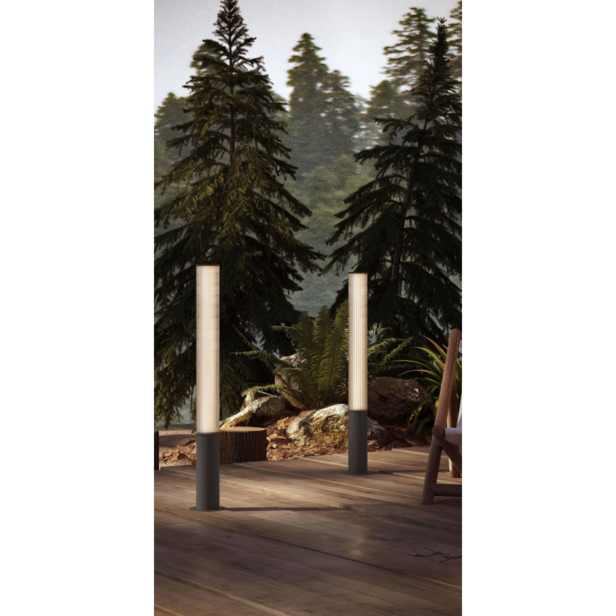 MAXLIGHT F0065 - Lampa zewnętrzna LED GARDENIA LED/25W/230V 105 cm CRI 93 IP65 antracyt