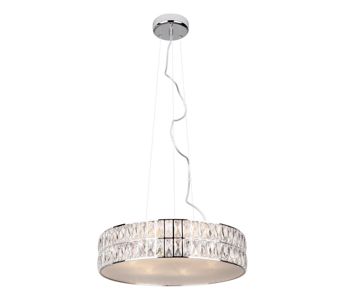 MAXLIGHT P0236 - Żyrandol na lince DIAMANTE 5xG9/42W/230V śr. 38 cm chrom