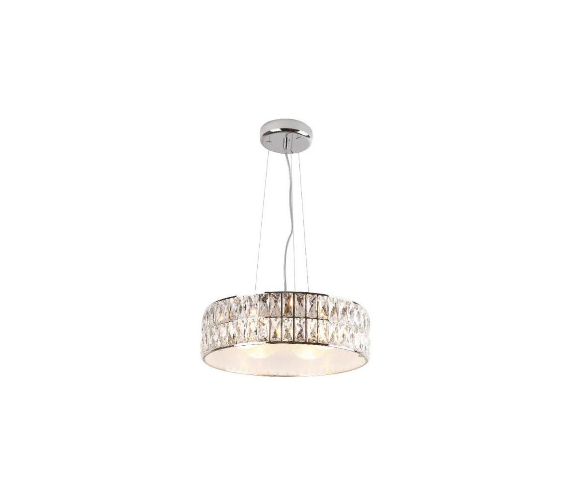 MAXLIGHT P0238 - Żyrandol na lince DIAMANTE 6xG9/42W/230V śr. 46 cm chrom