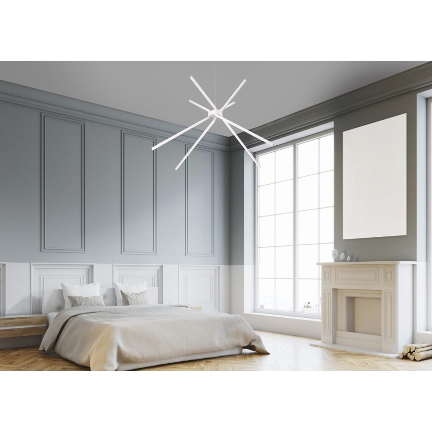 MAXLIGHT P0270 - LED Żyrandol na lince SPIDER LED/33W/230V biały