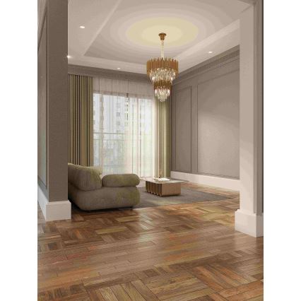 MAXLIGHT P0283 - Żyrandol na łańcuchu VOGUE 16xE14/40W/230V śr. 60 cm złoty
