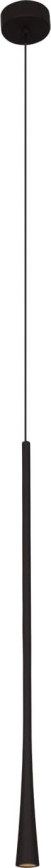 MAXLIGHT P0373 - LED Żyrandol na lince COFFEE LED/7W/230V śr. 3 cm czarny