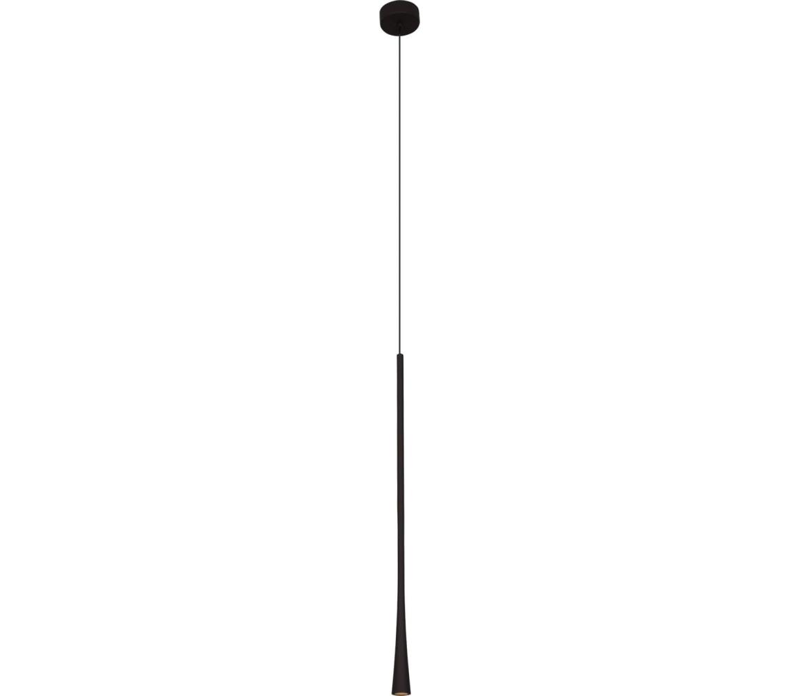 MAXLIGHT P0373 - LED Żyrandol na lince COFFEE LED/7W/230V śr. 3 cm czarny