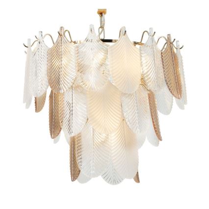 MAXLIGHT P0417 - Żyrandol na łańcuchu ARWENA 7xE14/40W/230V śr. 50 cm złoty