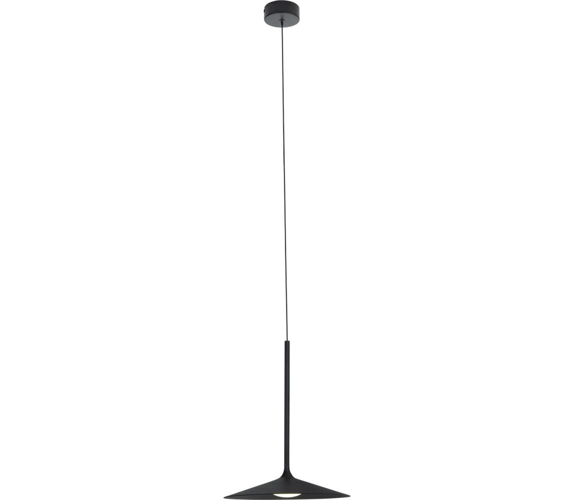 MAXLIGHT P0456 - LED Żyrandol na lince HANA LED/6W/230V śr. 17,5 cm czarny