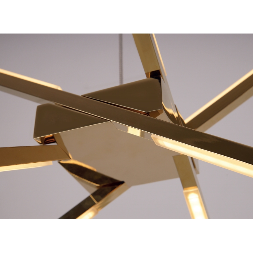 MAXLIGHT P0457 - LED Żyrandol na lince SPIDER LED/33W/230V złoty