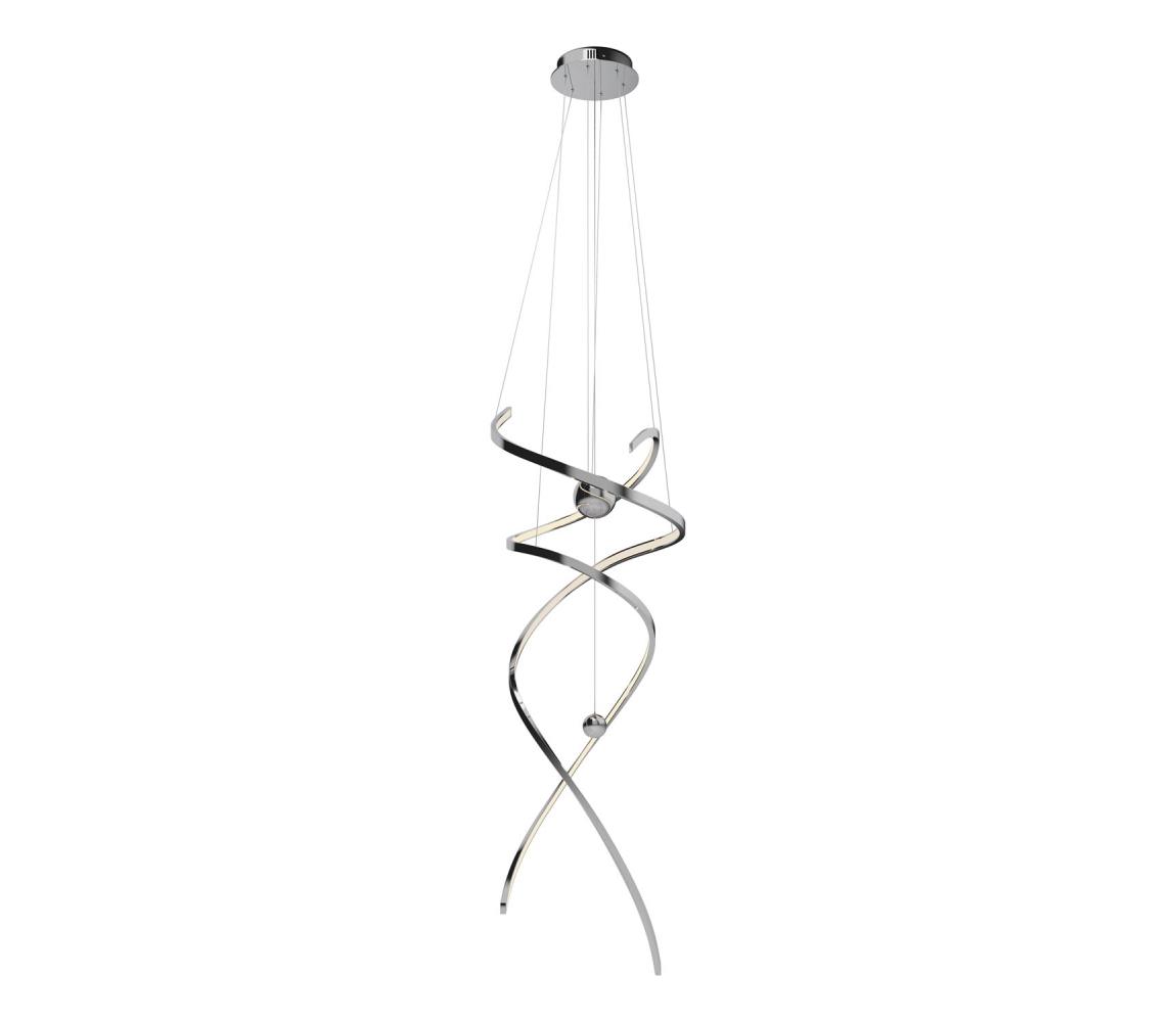 MAXLIGHT P0482D -LED S. żyrandol na lince RITZ LED/100W/230V śr. 60 cm CRI 90 chrom