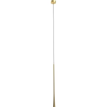 MAXLIGHT P0485 - LED Żyrandol na lince COFFEE LED/7W/230V śr. 3 cm złoty