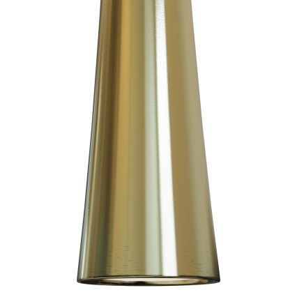 MAXLIGHT P0485 - LED Żyrandol na lince COFFEE LED/7W/230V śr. 3 cm złoty